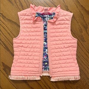 Lilly Pulitzer Pink Ruffled Kids Vest